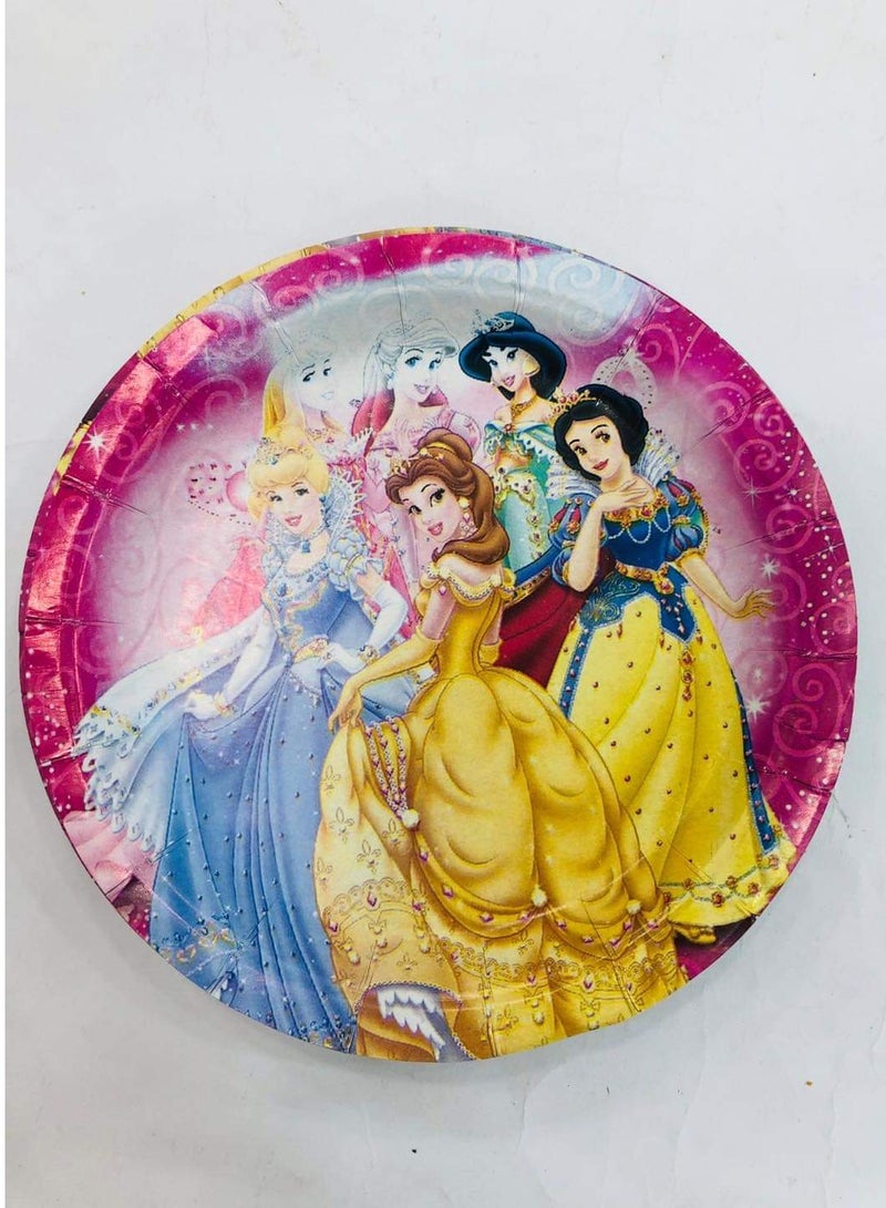 PRINCESSES PAPER PLATES 50 PCS - Image 1