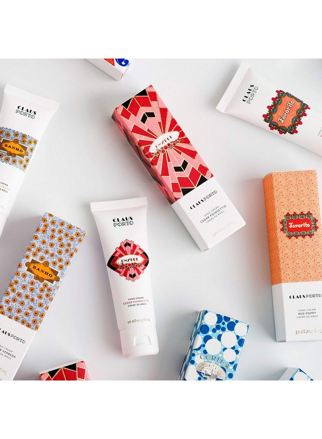 Claus Porto Chypre Hand Cream Cedar Poinsettia 1.7 Fl Oz - Image 4