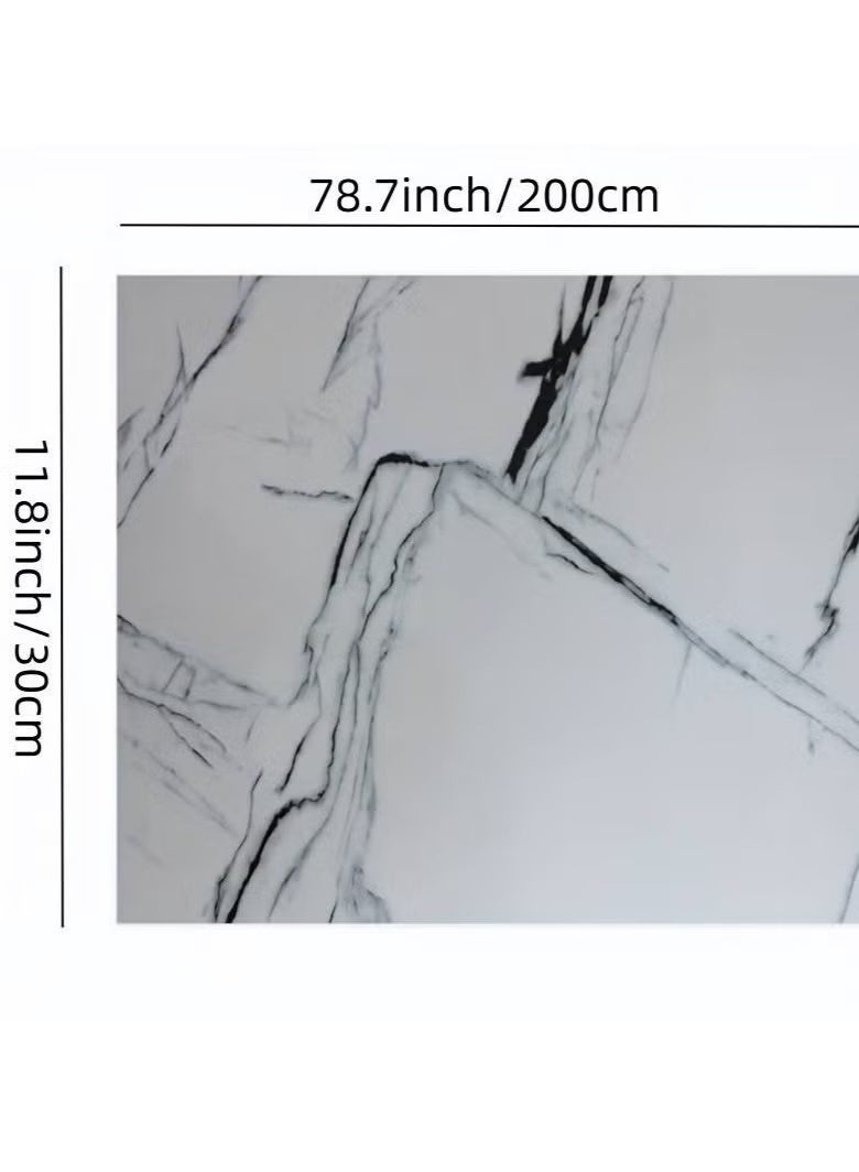 Thermal adhesive marble sticker roll – waterproof, adheres to walls, wood, ceramics and glass - Image 2