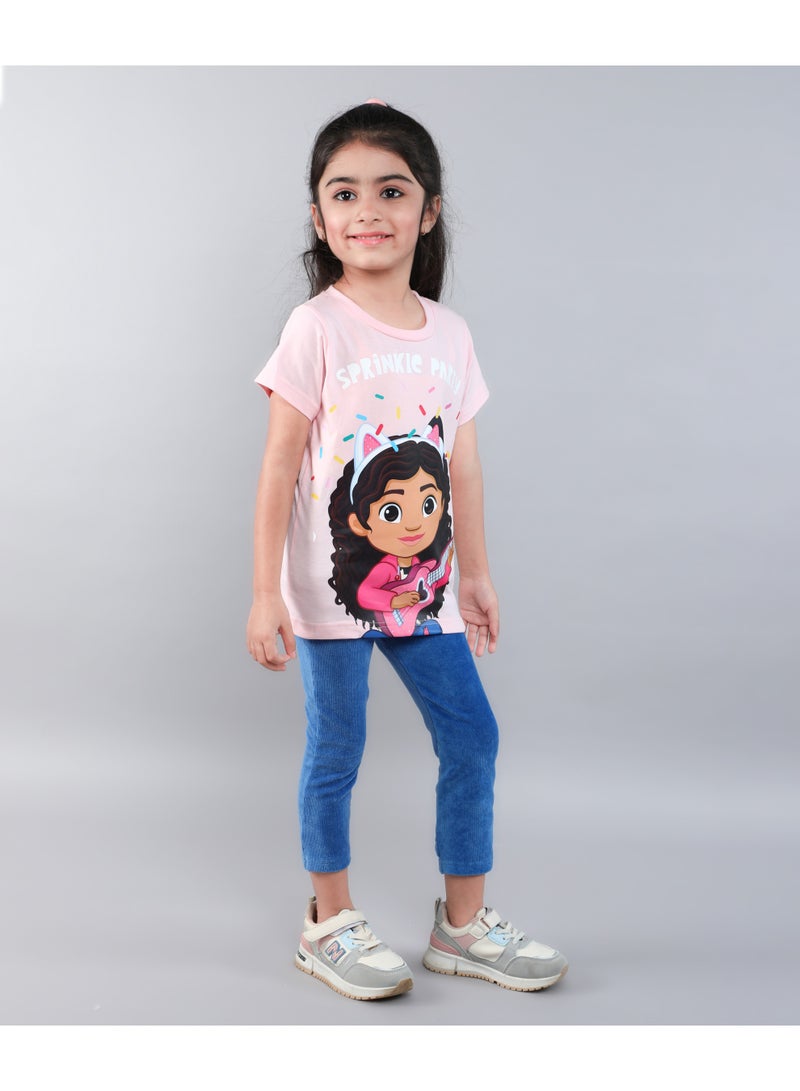 غابيز دول هاوس بيت الدمية غابي - تي شيرت للبنات - Image 4