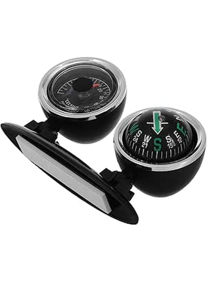 Black Car Dashboard Compass Suction Cup Multi Function Guide Ball for Vehicle Marine Boat Truck Navigation - Image 1
