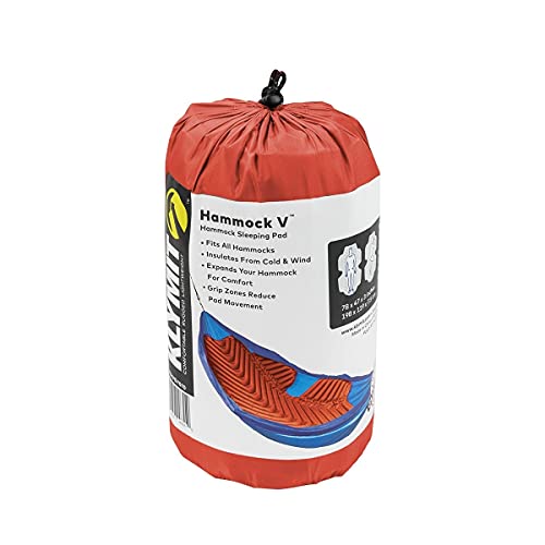 Klymit Inflatable V Hammock Pad, Pair with Klymit Traverse Hammock,Red - Image 4