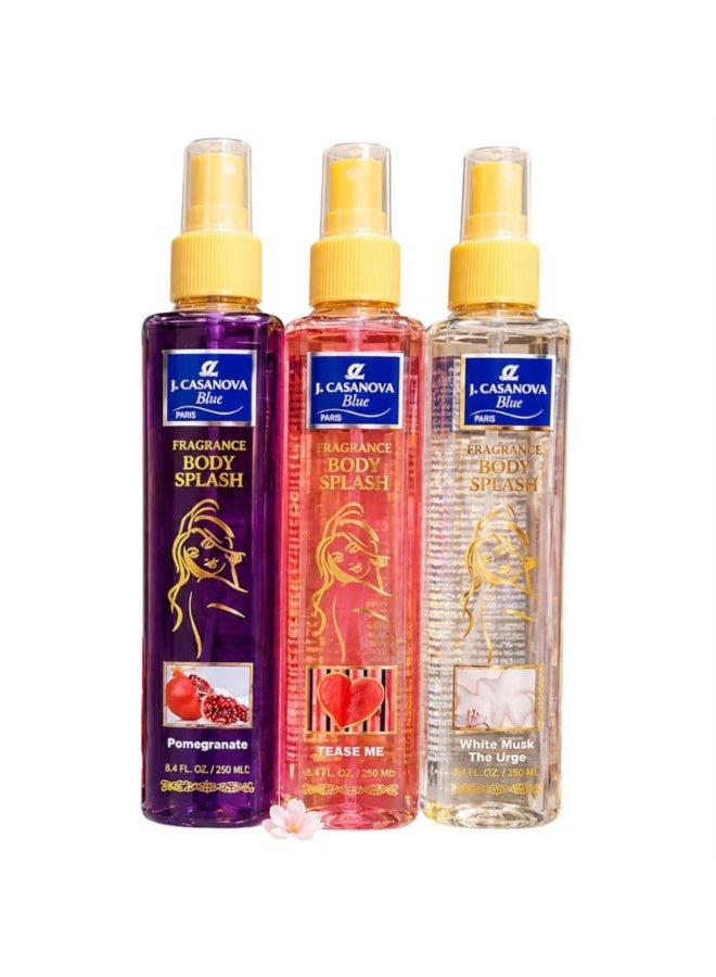Casanova J. Casanova Blue Fragrance Body Splash - 250 ml - Image 2