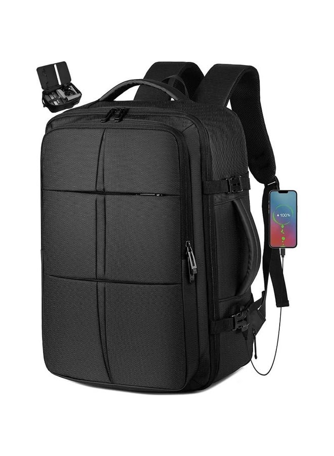 مينيلي Meinaili 40L Large Backpack Flight Waterproof Business Luggage Large Backpack Fits 17.3 Inch Laptop - Image 4