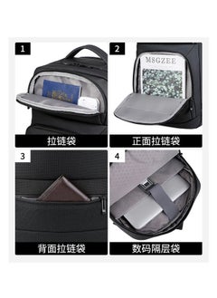 MEINAILI Meinaili 40L Large Backpack Flight Waterproof Business Luggage Large Backpack Fits 17.3 Inch Laptop  - Image 2