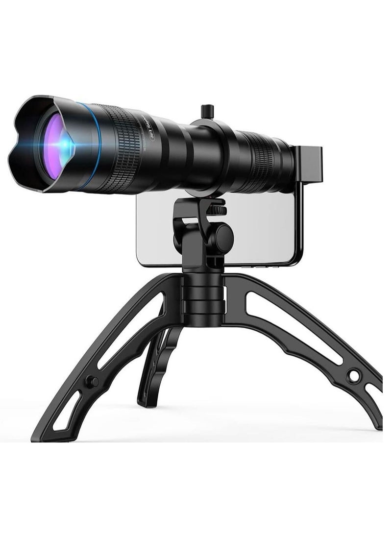 APEXEL - Apexel Cell Phone Camera Lens Kit, 28X Telephoto Lens Kit with Mini Tripod and Remote Shutter for iPhone,Samsung Galaxy Huawei and Most Smartphone - Image 1