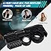LNCOJOLM Fidget Slider Push Clicker Toy for Kids Adults Magnetic Slider Fidget Ring Chain Spinner Sensory Textured Toy for Stress Relief Relax Cool Gadget Birthday Gift Party Favor for Boy Girl Man Black - Image 4