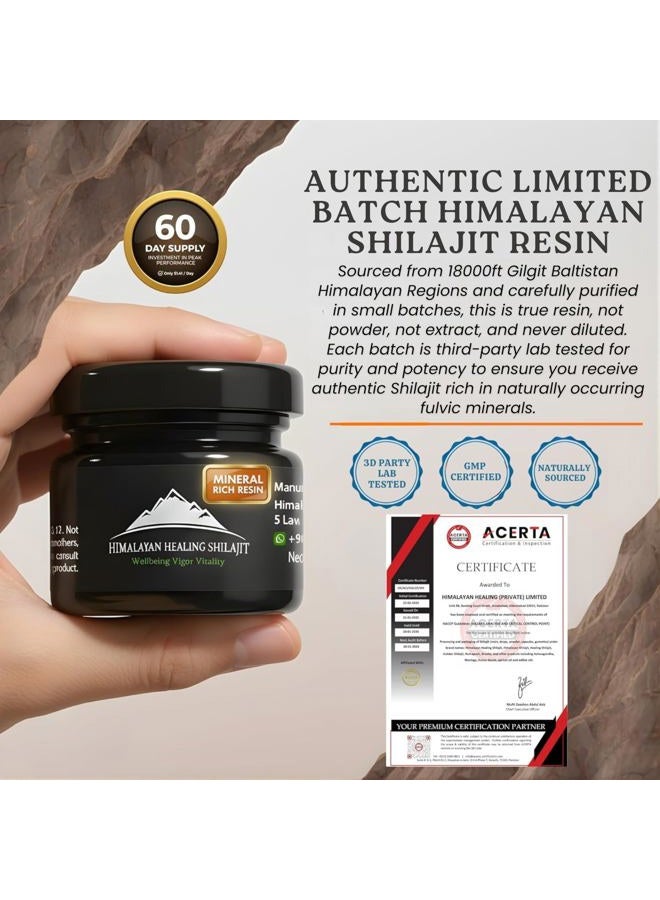 BetterAlt's Himalayan Shilajit Resin - Lab tested for purity | 85