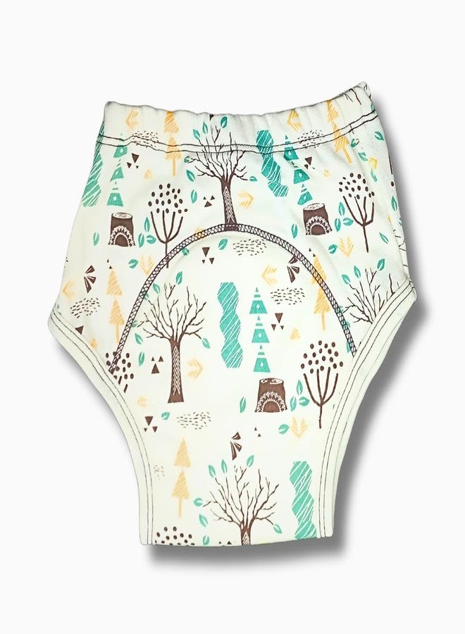 Kindermum® Cotton Pull-Up Padded Underwear - Set of 2 | Reusable Potty Training Pants for Toddlers | XL (14-17 kg, 24-36 Months) | Multicolour - Image 3