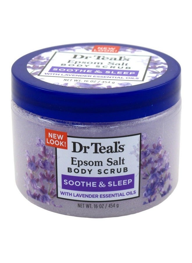 Dr Teal's Exfoliate & Renew With Lavender Epsom Salt Body Scrub, 454G | With Pure Epsom Salt  - Image 3