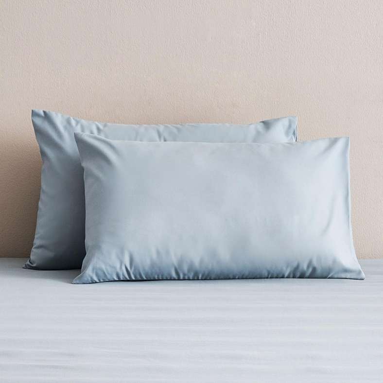 Pan Home Everyday Pillowcases - Metallic Blue for All