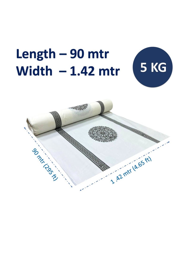 Houzi Sufra Roll Table Sheet Plastic Table cloth 90mtr x 1.42mtr x 5kg - Image 5