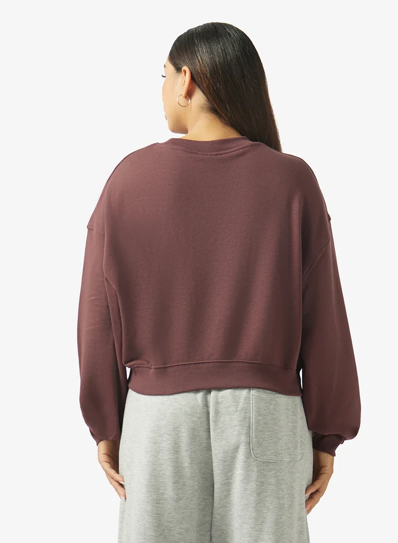 New Balance CHERRY LEATHER (YLR) Trackside French Terry Sweatshirt for Women | Best Price UAE