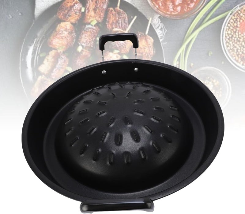 Fixed delivery schedule Thai BBQ Grill Pan 2 in 1 Non Stick Even Heating Aluminum Hot Pot Grill Charcoal Pan for Indoor Outdoor with Gas Stove Canister Gas Stove (30cm/11.81in Black) Trendy flexible practical build Narrow & wide space compatible Transit damage prevent build All condition fit Growing order stock support Field tested quality Trendy versatile build Limited launch price Ideal for Gulf daily life Global upgraded economical craftsmanship Reinforced edge Multiple options Wide range usage design Detachable clean Repeated use resistant selected material Modern look Domestic distribution ready Home & office use Custom sizing alternatives Widely used in KSA Limited quantity for sale Suburban residential ship Easy store & transit build Modern home essential - Image 4