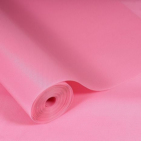 ElastPro (45 cm X 1.5 m) Pink EVA Food Grade Washable Anti Slip Mat/Sheet for Fridge, Shelf Liner, Table, Kitchen Drawer mat (Diamond Texture, Pink) - Image 2