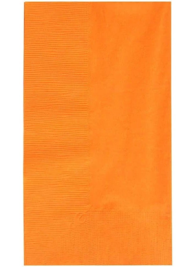 Orange Dinner Napkins | 2-Ply, | 15" x 17" - 125/Pack - Image 1