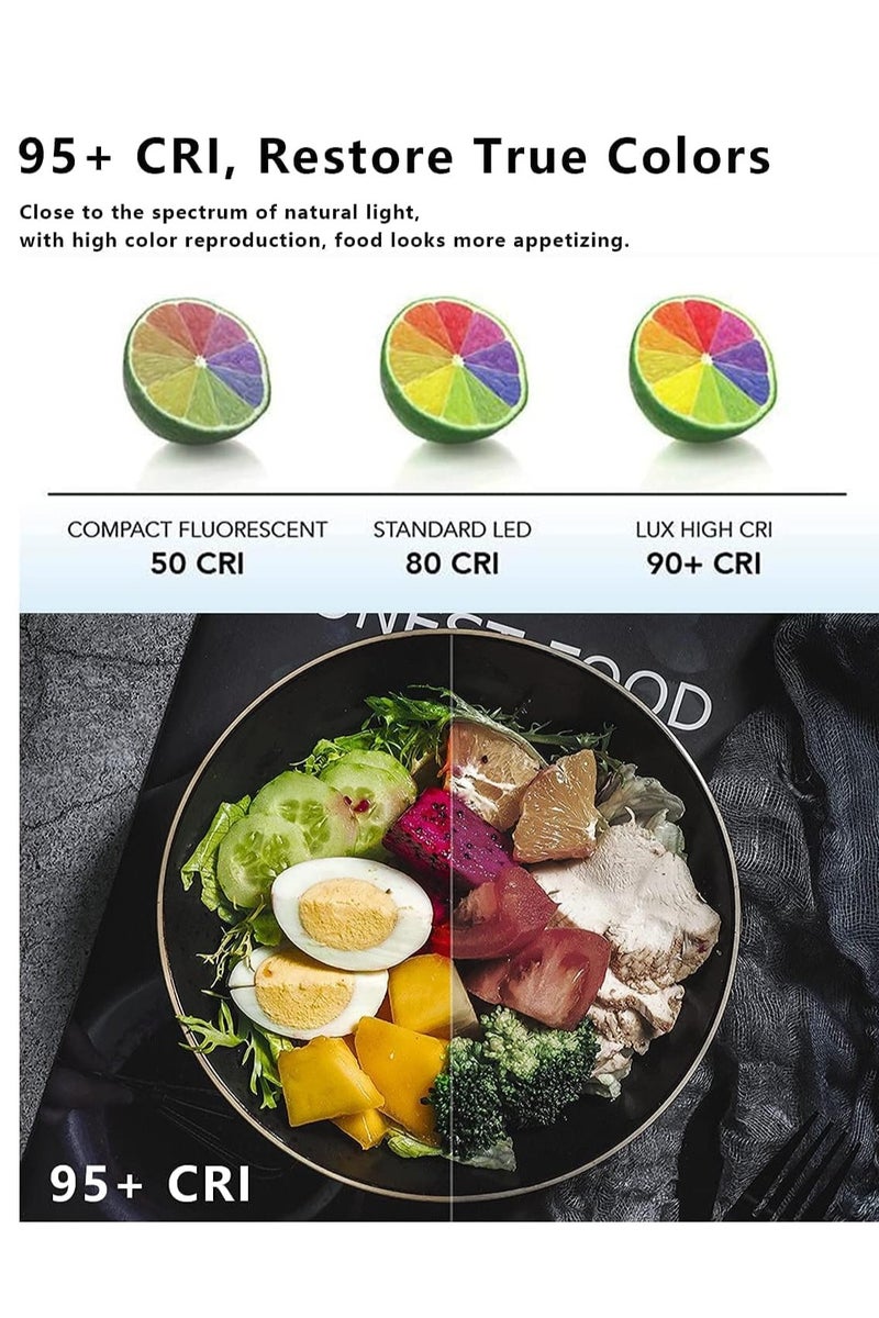 Ulanzi VL120 RGB LED Video Light, 360° Full Color Portable Camera Light, CRI 95+ 2500-9000K Dimmable Panel Lamp w LCD, 3100mAh Rechargeable DSLR Lighting for Vlogging, Photography, Video Conference - Image 4