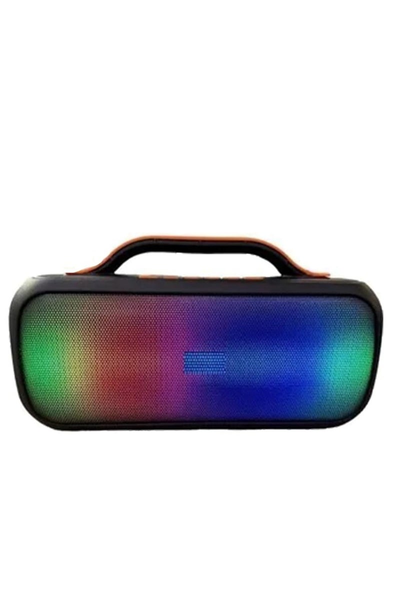 JL-380Wireless Bluetooth Speaker with AI and Pure Surround Sound, Multi-Color RGB Lighting with Carrying Strap, Multiple Compatibility Modes, FM Radio, Memory, - Image 1