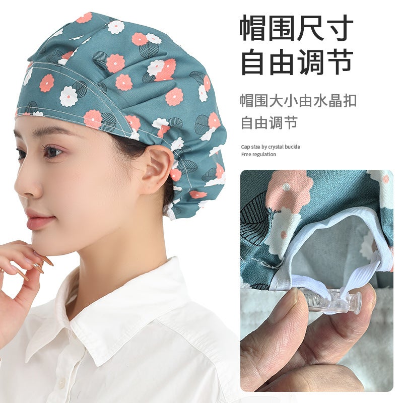 Chef Hat Catering Cooking Kitchen Anti-Oil Smoke Hat Cooking Canteen Home Work Hat Factory Dust-Proof Headgear - Image 4