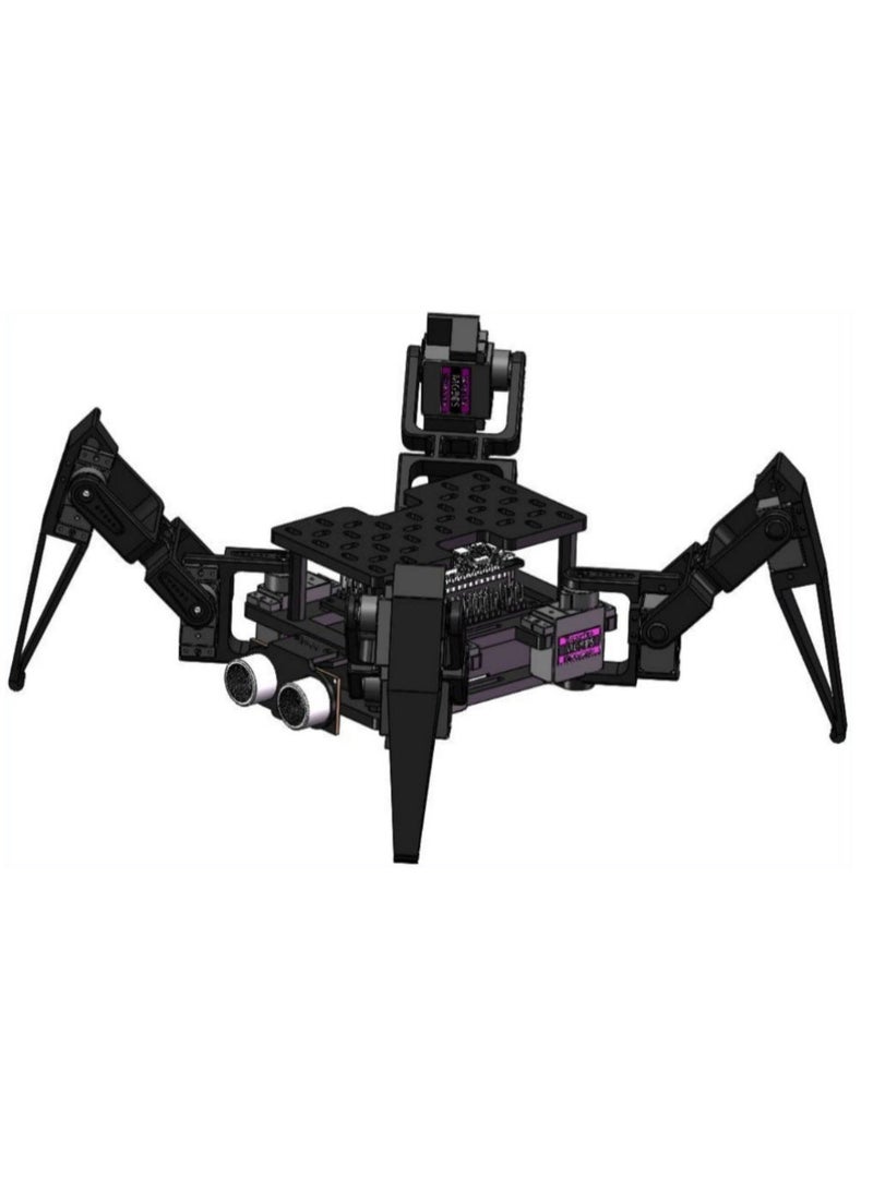 robotgcc AI Educational Quadruped Robot Learning Platform | Four-Leg Walking + Ultrasonic Obstacle Avoidance + App Remote + Bluetooth Wi-Fi Communication | Ideal for Classrooms, Maker Labs & AI Teaching Demos - Image 2