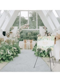 SYOSI Easel Stand for Display Wedding Sign Poster 63 Inches Tall - with Bag Collapsible & Portable - Adjustable Height - Sturdy Metal Tripod - Non-Slip Rubber Bottom Ideal for Events Presentations  - Image 5