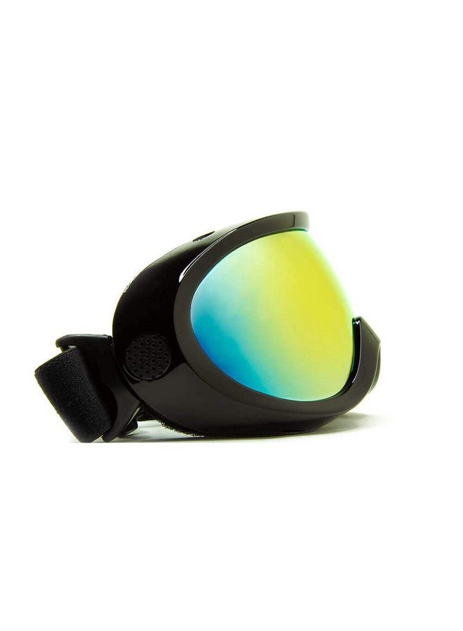 GloFX Black Diffraction Ski Goggles Rainbow Gradient Rave Prism Kaleidoscope Lightshow Lenses Edm Music Festival - Image 5