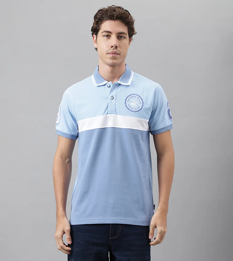BEVERLY HILLS POLO CLUB Logo Print Polo T-Shirt