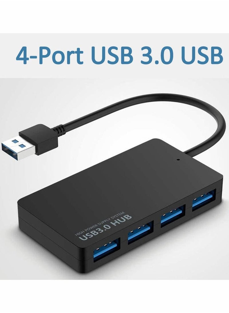 Y&D USB Hub 4-Port 3.0 Adapter Ultra Slim Splitter Extension 5Gbps High-Speed Data Extender for MacBook, Mac Pro, Mini, iMac, Surface XPS, PC, Flash Drive, Mobile HDD  - Image 3
