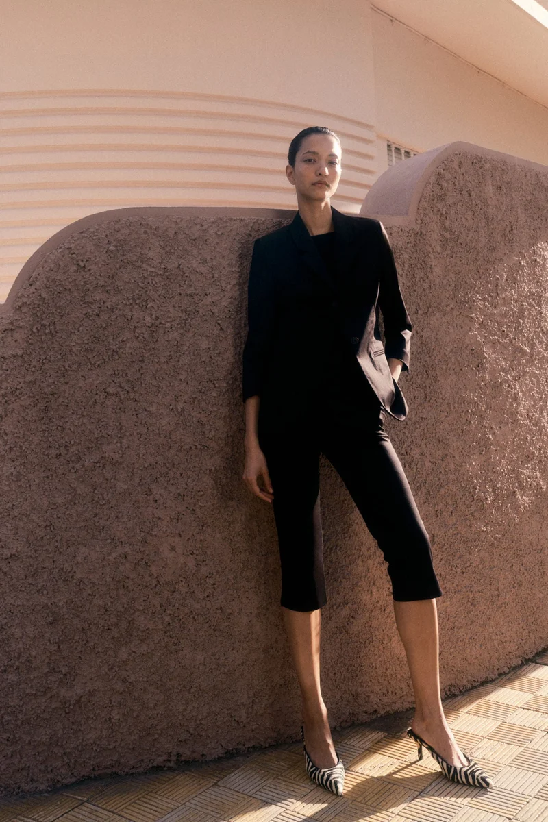 H&M Slim capri trousers