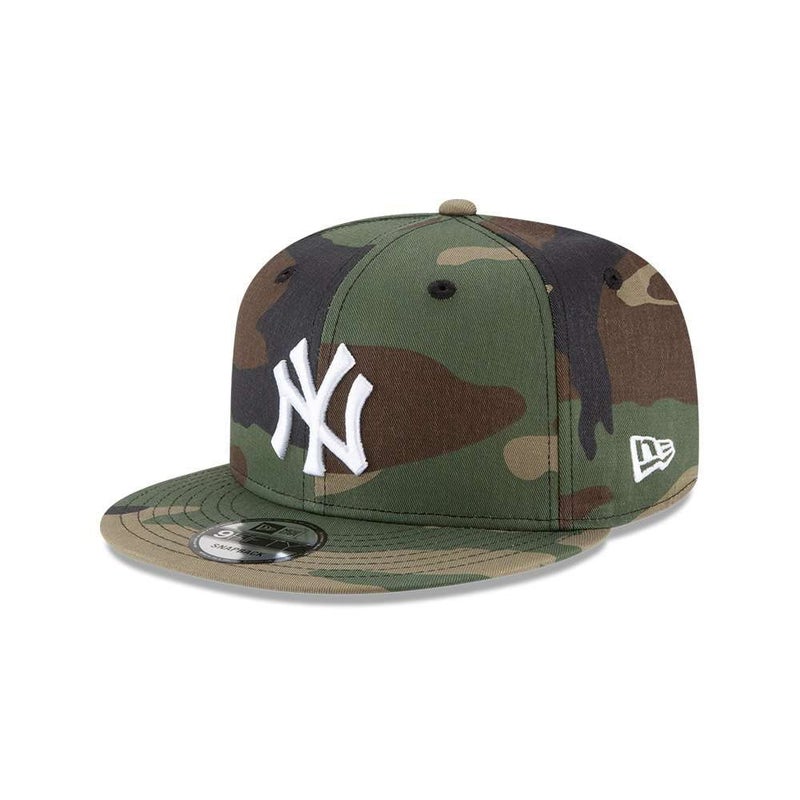New Era 9Fifty MLB New York Yankees Green Camo Basic Snapback Hat 11941920 One Size - Image 1