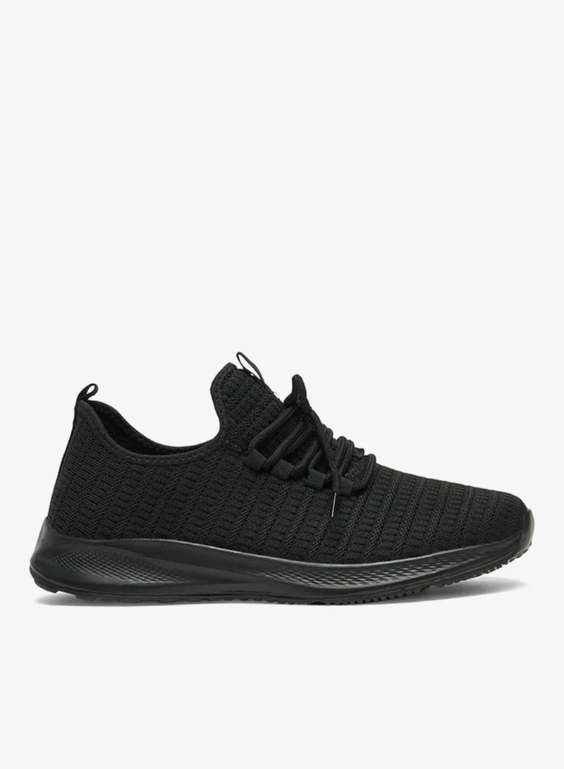 Oakland Mesh Textured Shoes with Lace-Up Closure