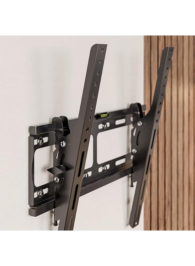 Wall TV Mount – Tilt-Adjustable Bracket for 32 to 65 Inch LED, LCD, and OLED Screens – Slim Design, Black - Image 4
