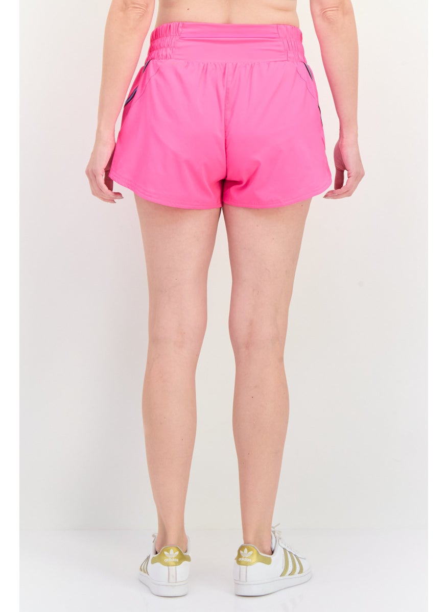 PUMA Women Sportswear Fit Brand Logo Training Shorts, Pink  - Image 4
