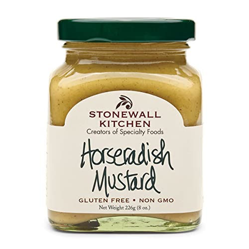 Stonewall Kitchen Horseradish Mustard 8 Ounces - Image 1