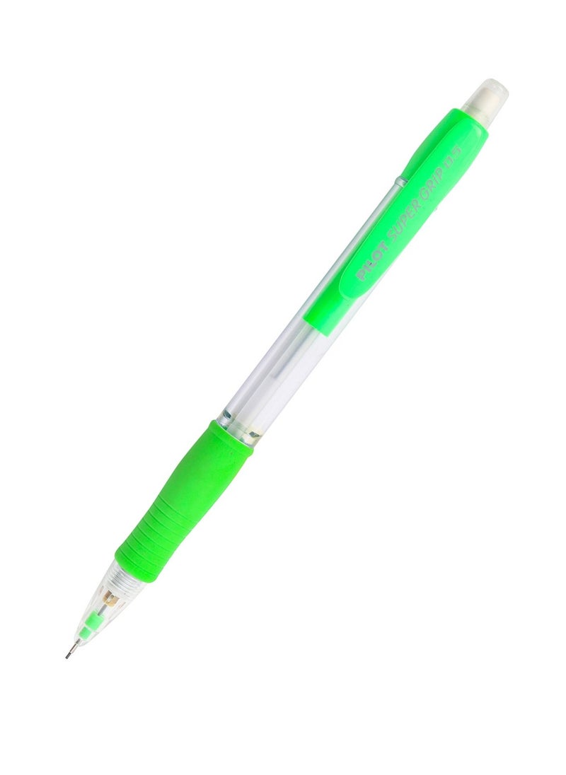 PILOT - Super Grip Mechanical Pencil 0.5mm Tip Light Green Barrel - Image 1