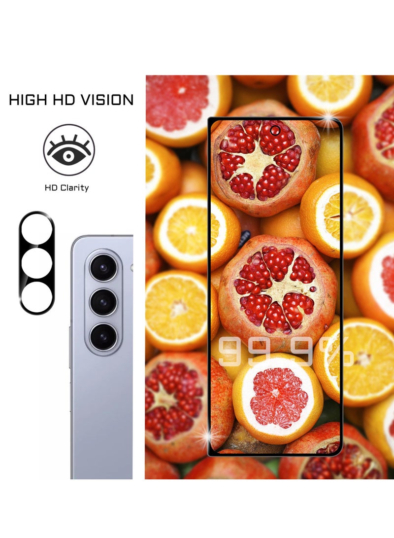 Privacy Protection Tempered Glass for Samsung Galaxy Z Fold 5 - Screen & Camera Lens Protector 2 Pack - Anti-peeping Security Shield - Image 2