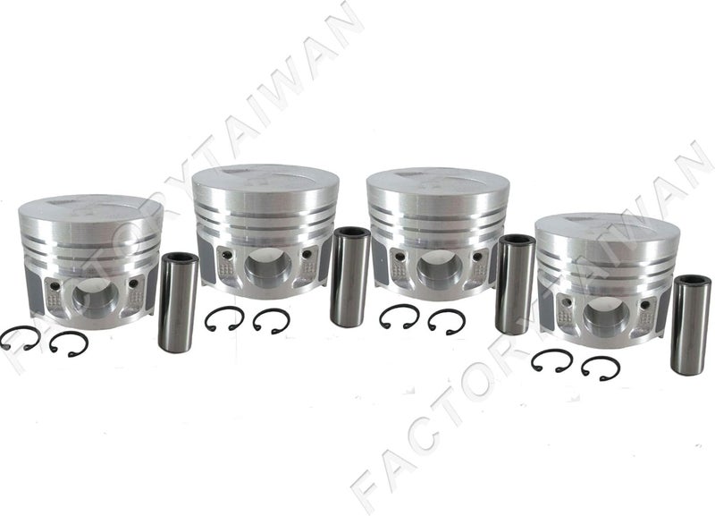 Factorytaiwan Piston Set Oversize 78mm (+0.50mm) for Kubota V1505 - 4PCS - Image 1