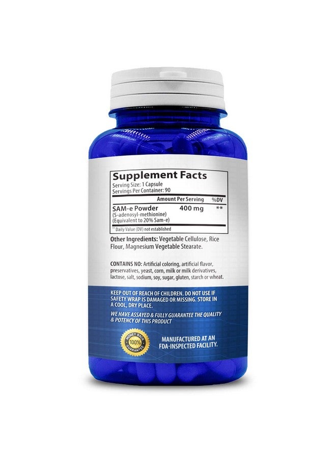 NasaBeahava Nasa Beahava Pure Sam E 400Mg Supplement 90 Capsules Sam E (S Adenosyl Methionine) - Image 3