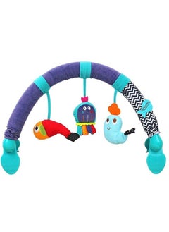 Baby Stroller Hanging Toy, Cute Animal Shape Multipurpose Light Weight Baby Car Seat Toys Cloth for Travel (Color)