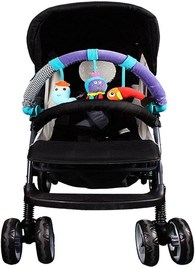 Generic - Baby Stroller Hanging Toy, Cute Animal Shape Multipurpose Light Weight Baby Car Seat Toys Cloth for Travel (Color) - Image 1