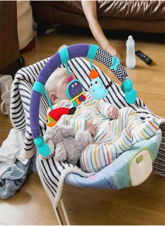 Generic - Baby Stroller Hanging Toy, Cute Animal Shape Multipurpose Light Weight Baby Car Seat Toys Cloth for Travel (Color) - Image 1