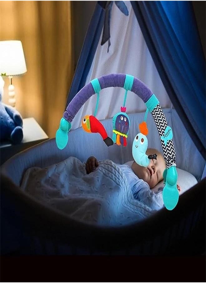 Generic - Baby Stroller Hanging Toy, Cute Animal Shape Multipurpose Light Weight Baby Car Seat Toys Cloth for Travel (Color) - Image 1