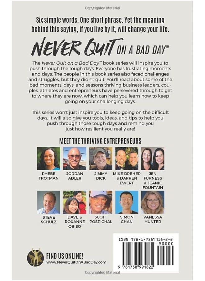 Never Quit on a Bad Day: Inspiring Stories of Resilience - Thriving Entrepreneurs (Color Version)  - Image 2