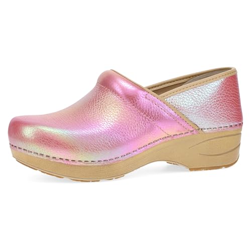 Dansko XP 20 Clogs Lightweight SlipResistant Footwear for Comfort and Support Ideal for Long Standing Professionals Nursing Veterinarians Healthcare Professionals Pink Iridescent 859 M US - Image 1