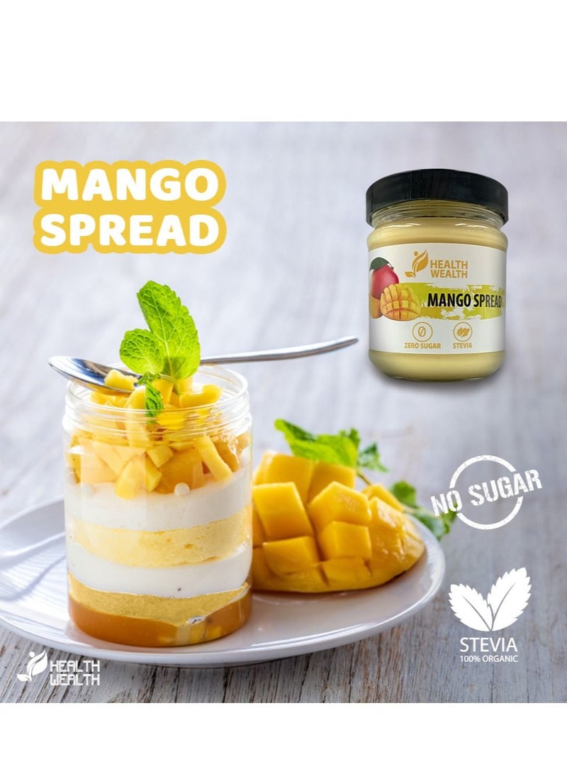 Health Wealth HEALTH WEALTH SUGAR FREE SPREAD MANGO 200G  - Image 2