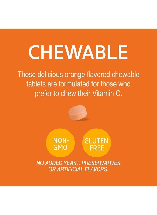 21st Century Vitamin C 500 mg Chewable Tablets, Orange, 110 Count - Image 3