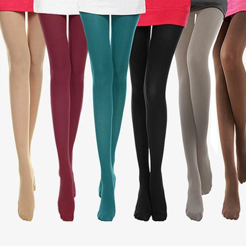 120D Velvet Pantyhose, Opaque, Colorful, Plus-Size, Anti-Snag Women'S Leggings - Image 2