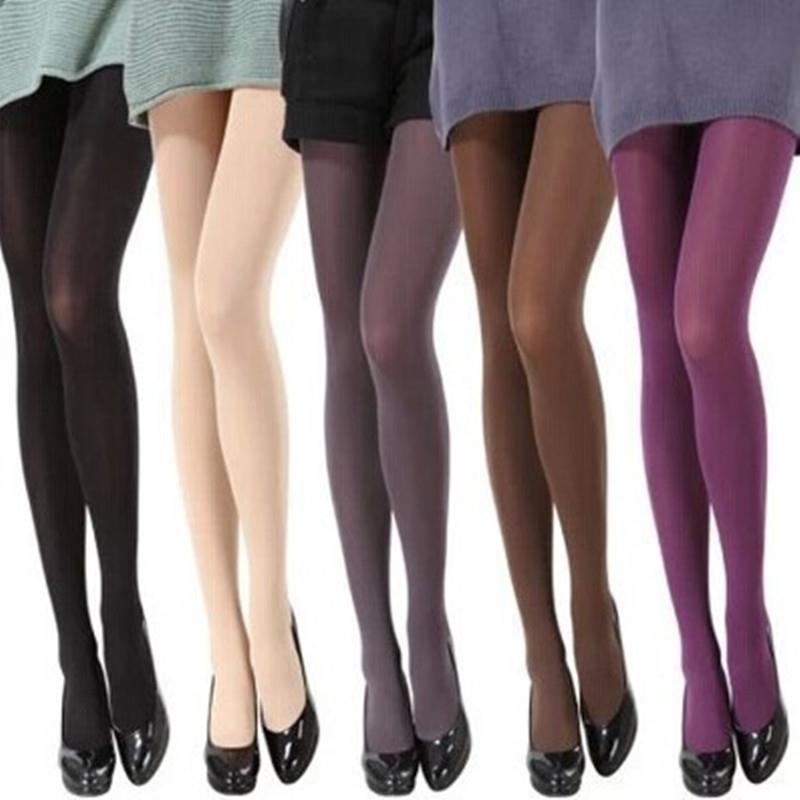 120D Velvet Pantyhose, Opaque, Colorful, Plus-Size, Anti-Snag Women'S Leggings - Image 4