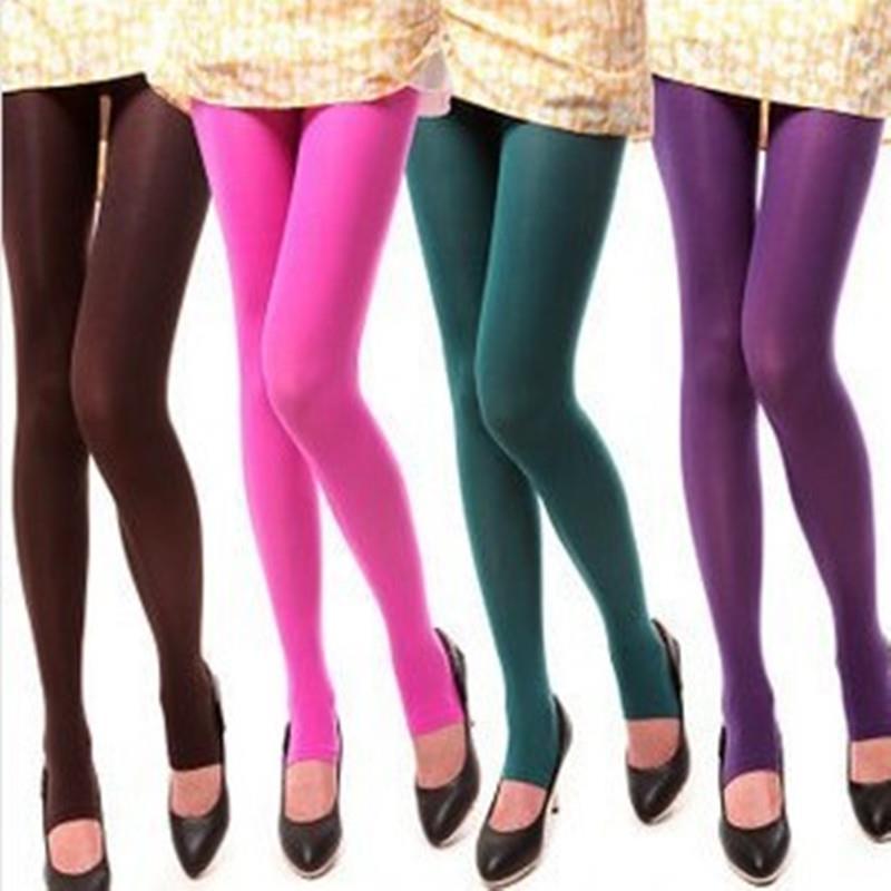 120D Velvet Pantyhose, Opaque, Colorful, Plus-Size, Anti-Snag Women'S Leggings - Image 5