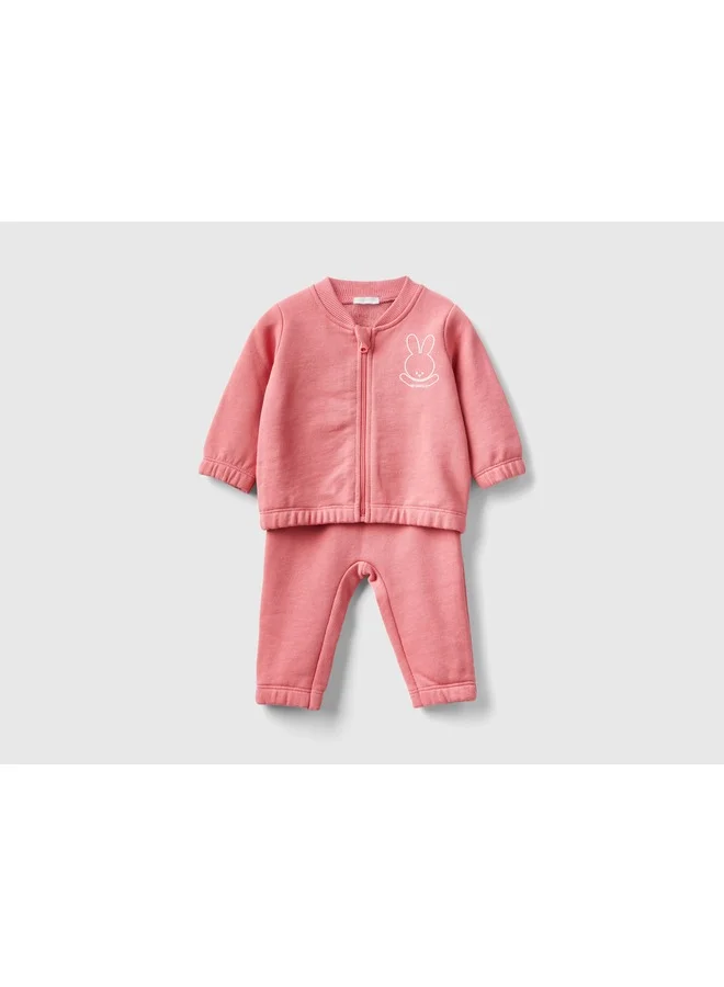 UNITED COLORS OF BENETTON Sweat Outfit In Organic Cotton